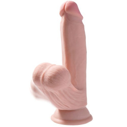 King Cock - Balles Gode 3D Plus 15.2 Cm Peau Claire